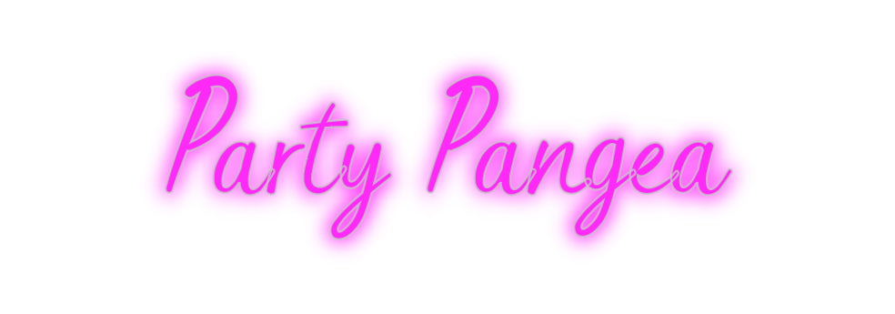 Custom Neon: Party Pangea