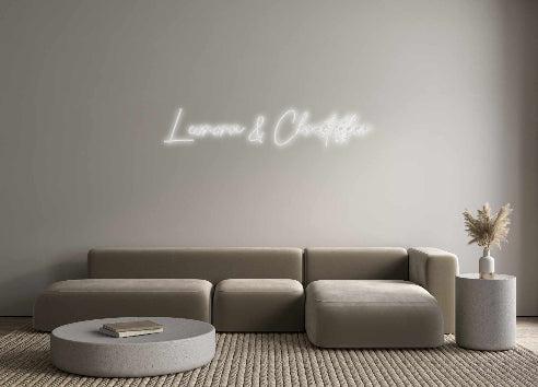 Custom Neon: Leonora & Chr...