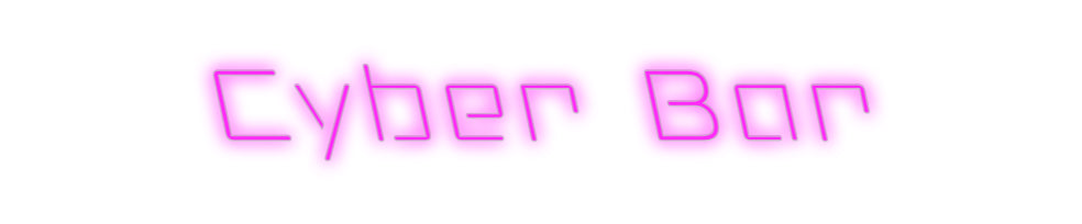 Custom Neon: Cyber Bar