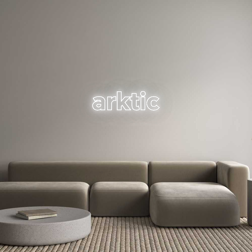 Custom Neon: arktic